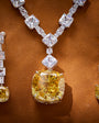 Sunflare Majesty - Set of Necklace & Earrings
