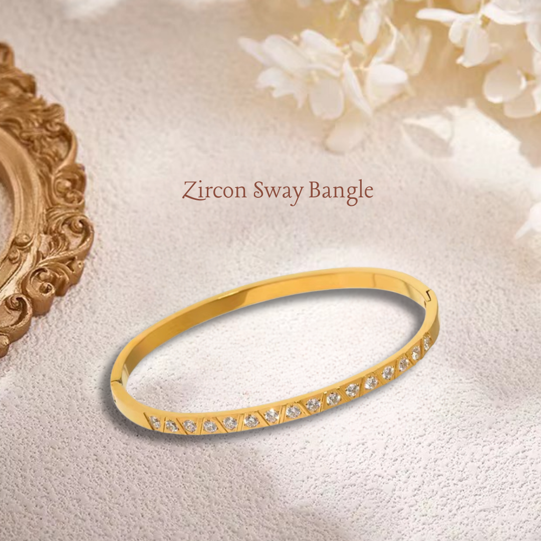 Zircon Sway Bangle