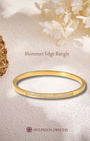 Shimmer Edge Bangle