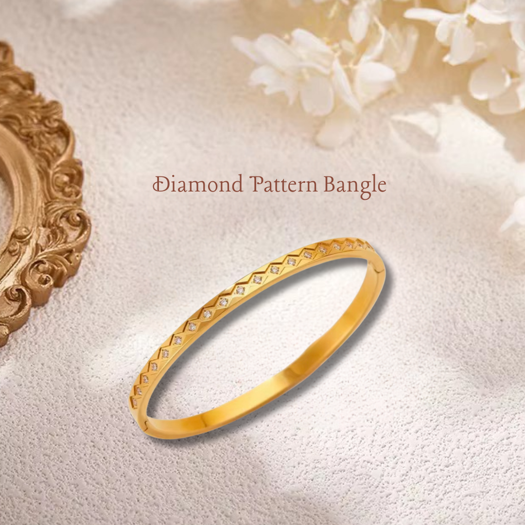 Diamond Pattern Bangle