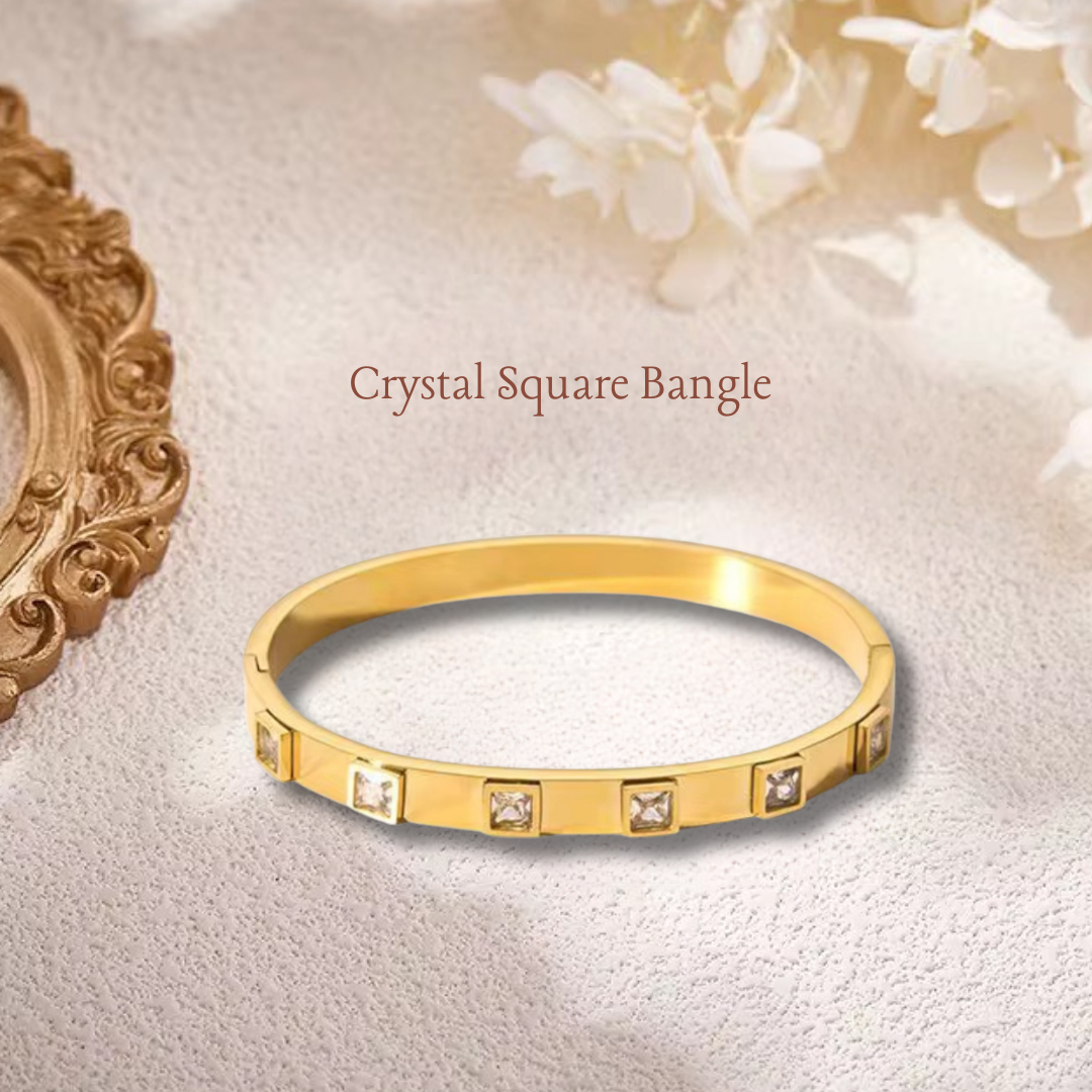 Crystal Square Bangle