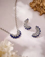Midnight Halo - Set of Necklace & Earrings