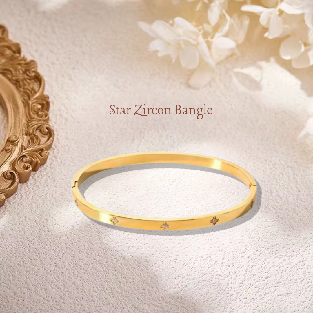 Star Zircon Bangle