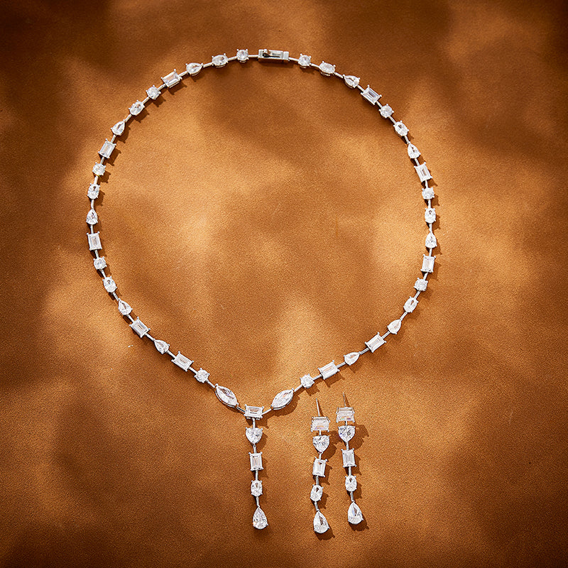 Celestia Drops - Set of Necklace & Earrings