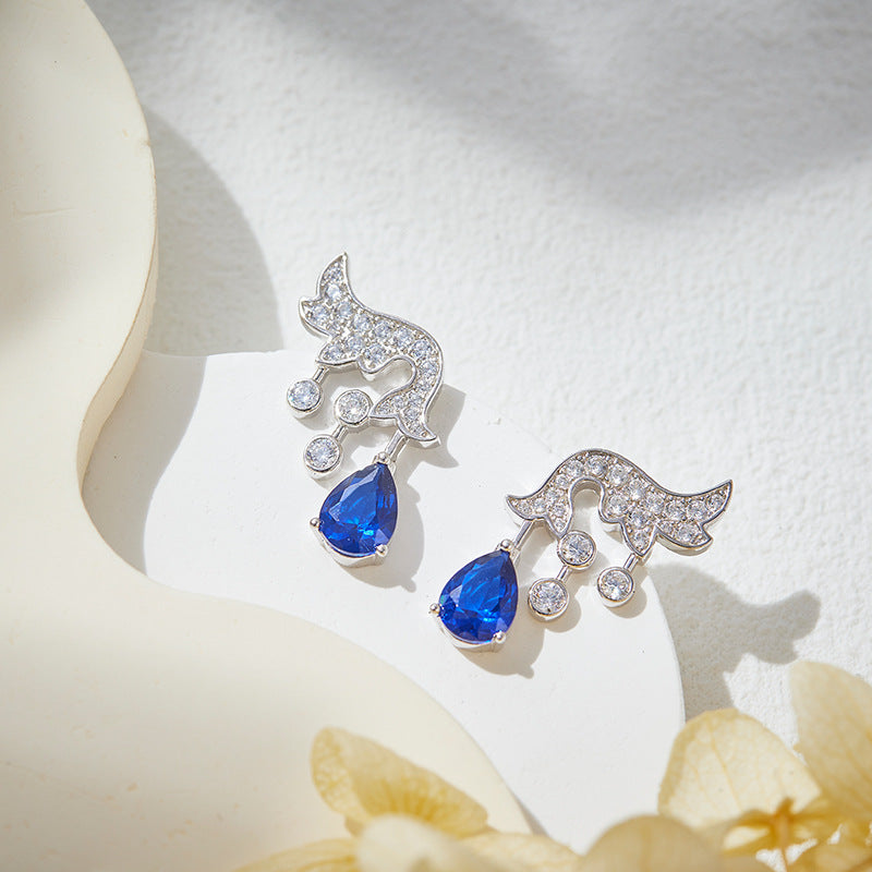 Midnight Wings - Set of Necklace & Earrings