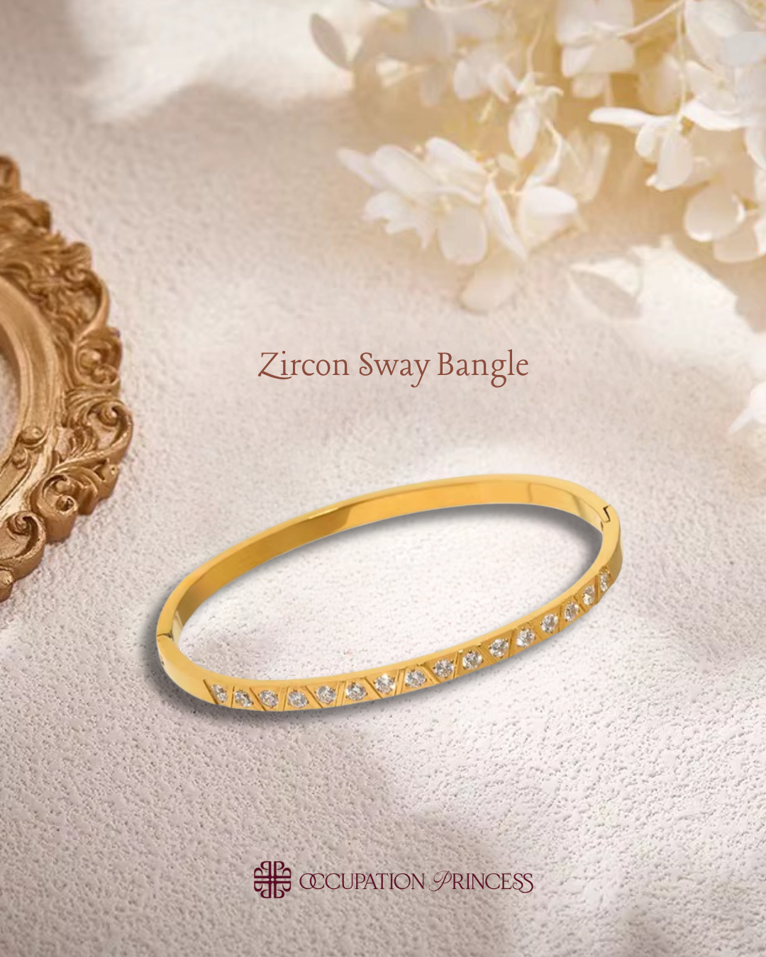 Zircon Sway Bangle