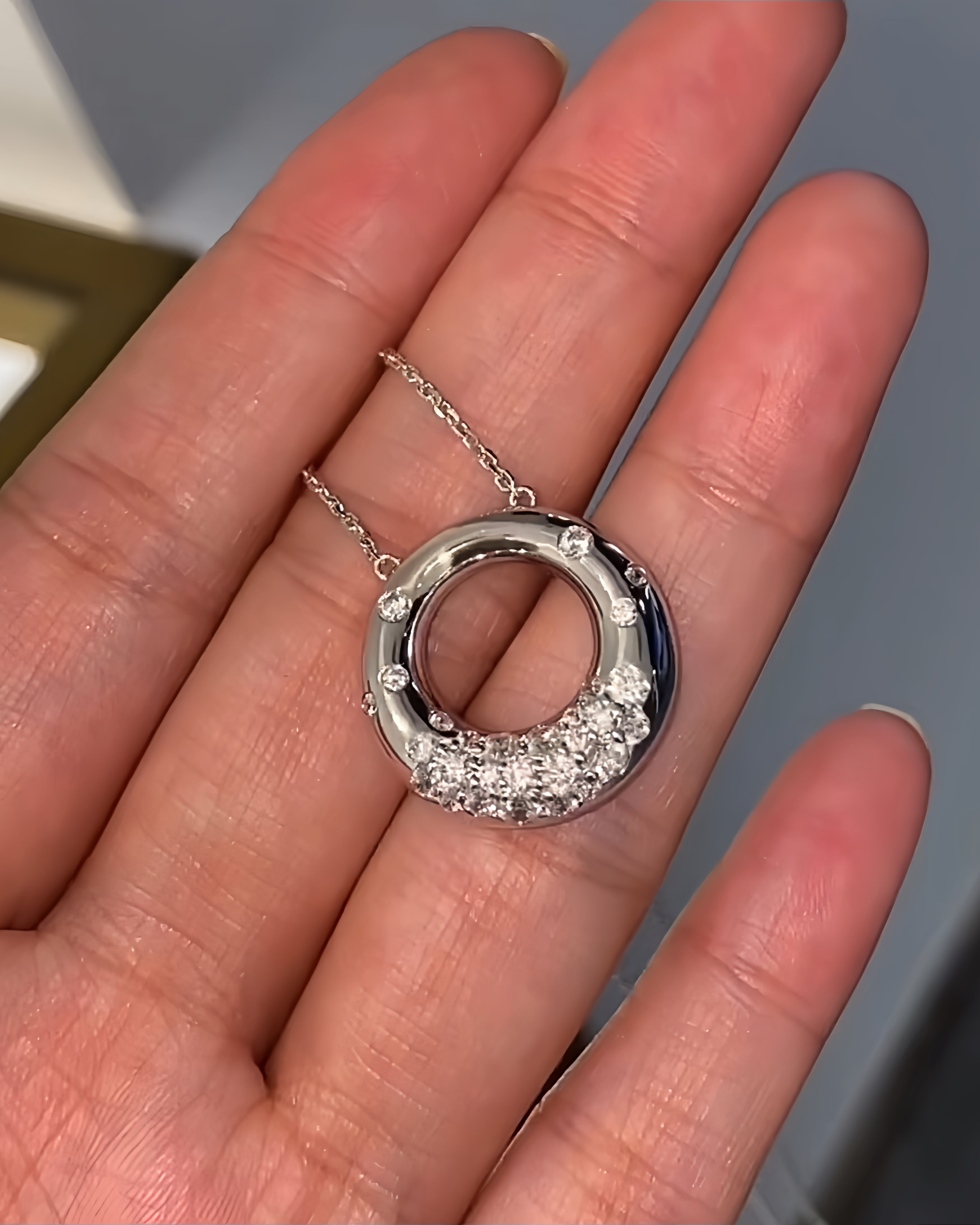 Clair de Glace - Silver Necklace