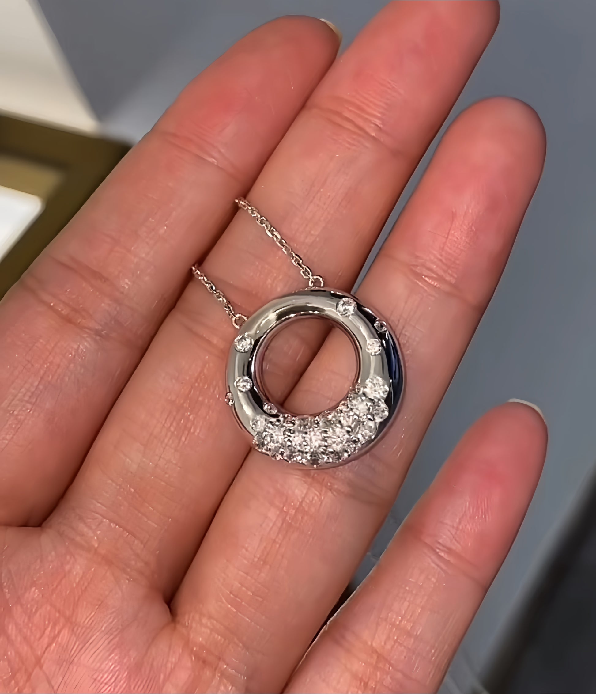 Clair de Glace - Silver Necklace