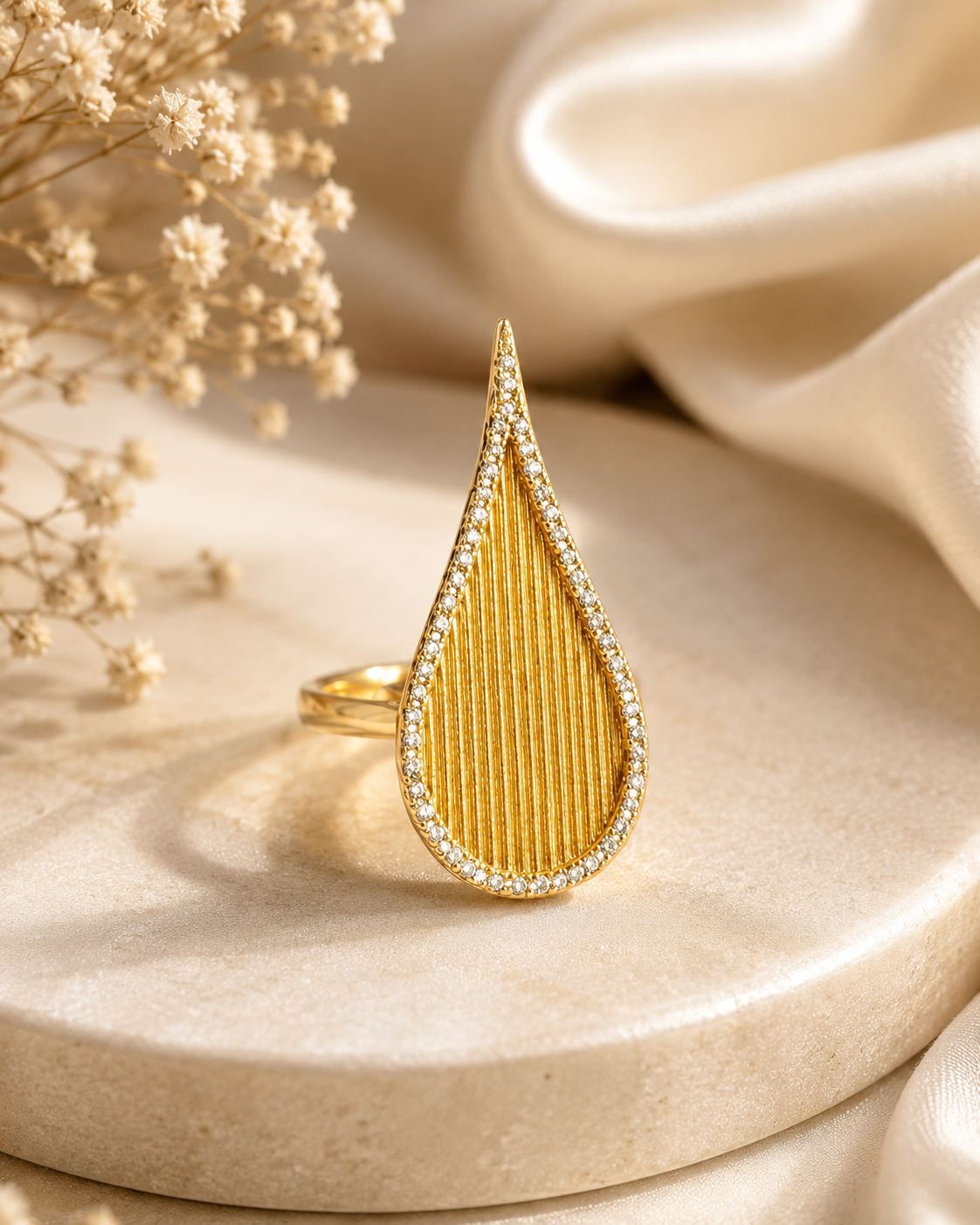 Royal Raindrop Ring