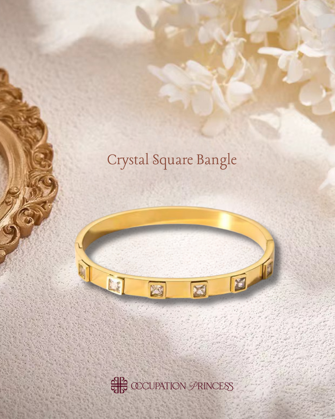 Crystal Square Bangle
