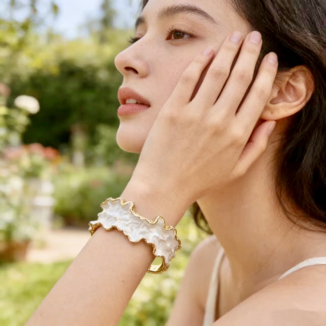 Ivory Wave Cuff