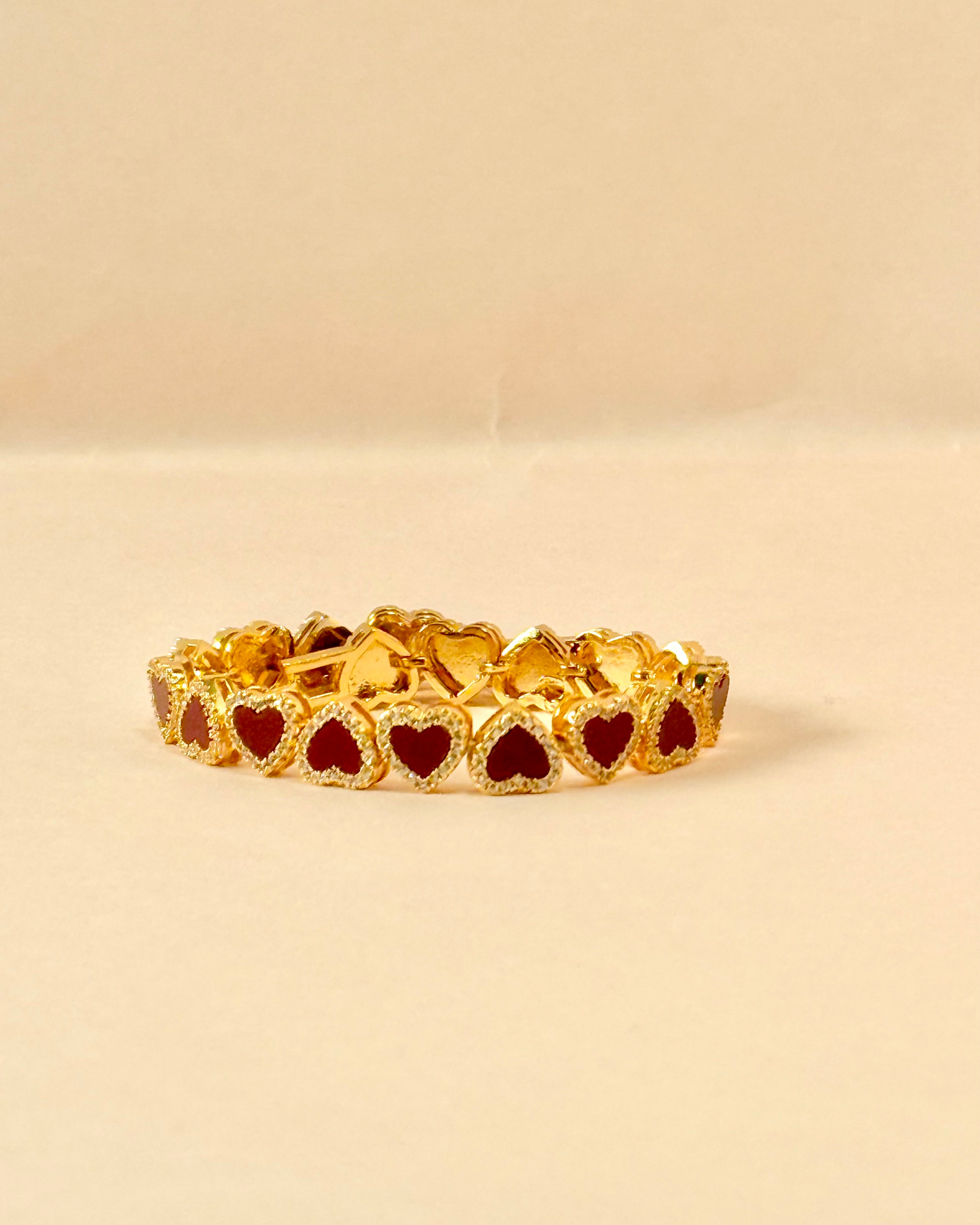 Pretty Privilege Bracelet - Royal Red