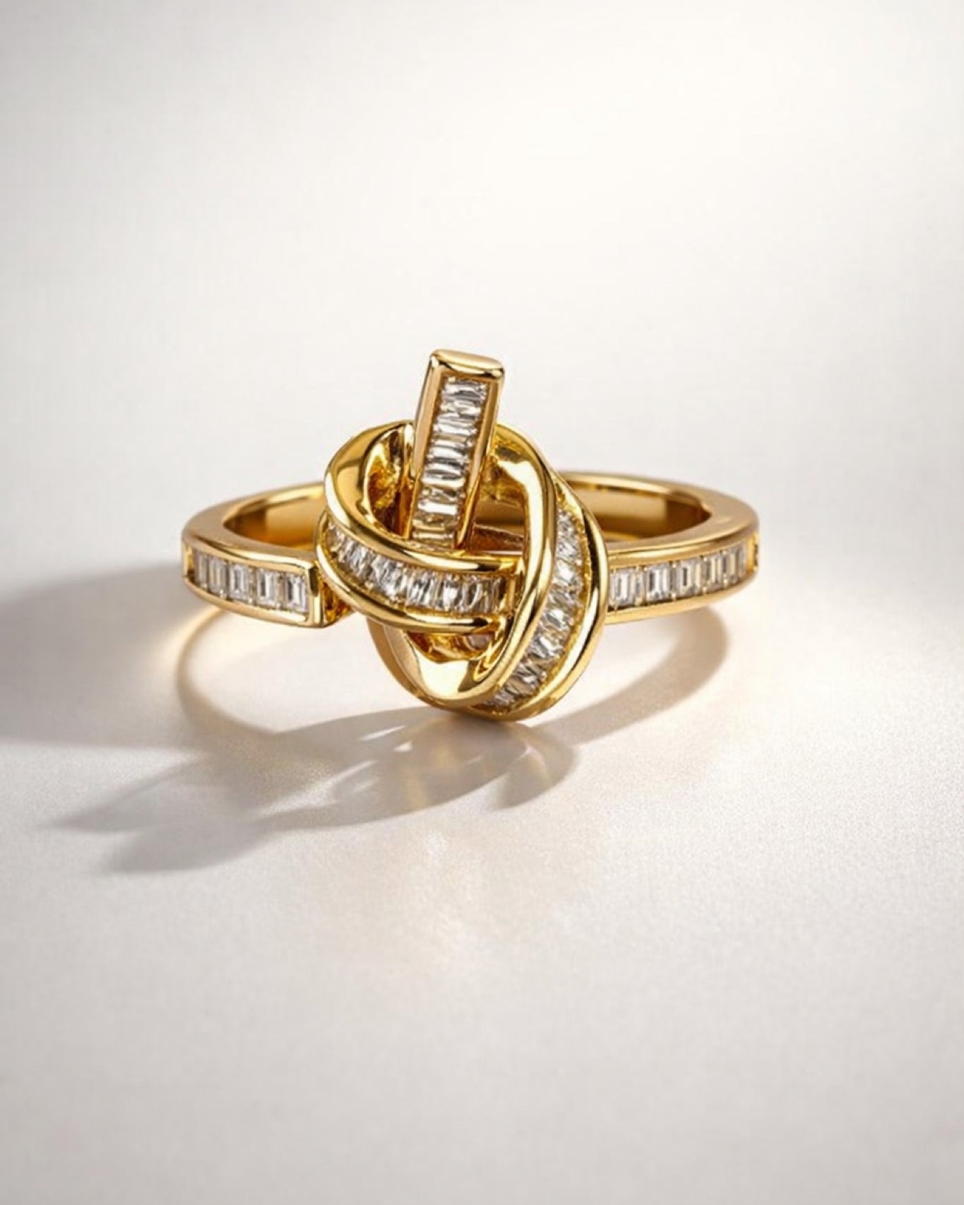 Knot Sparkle Ring