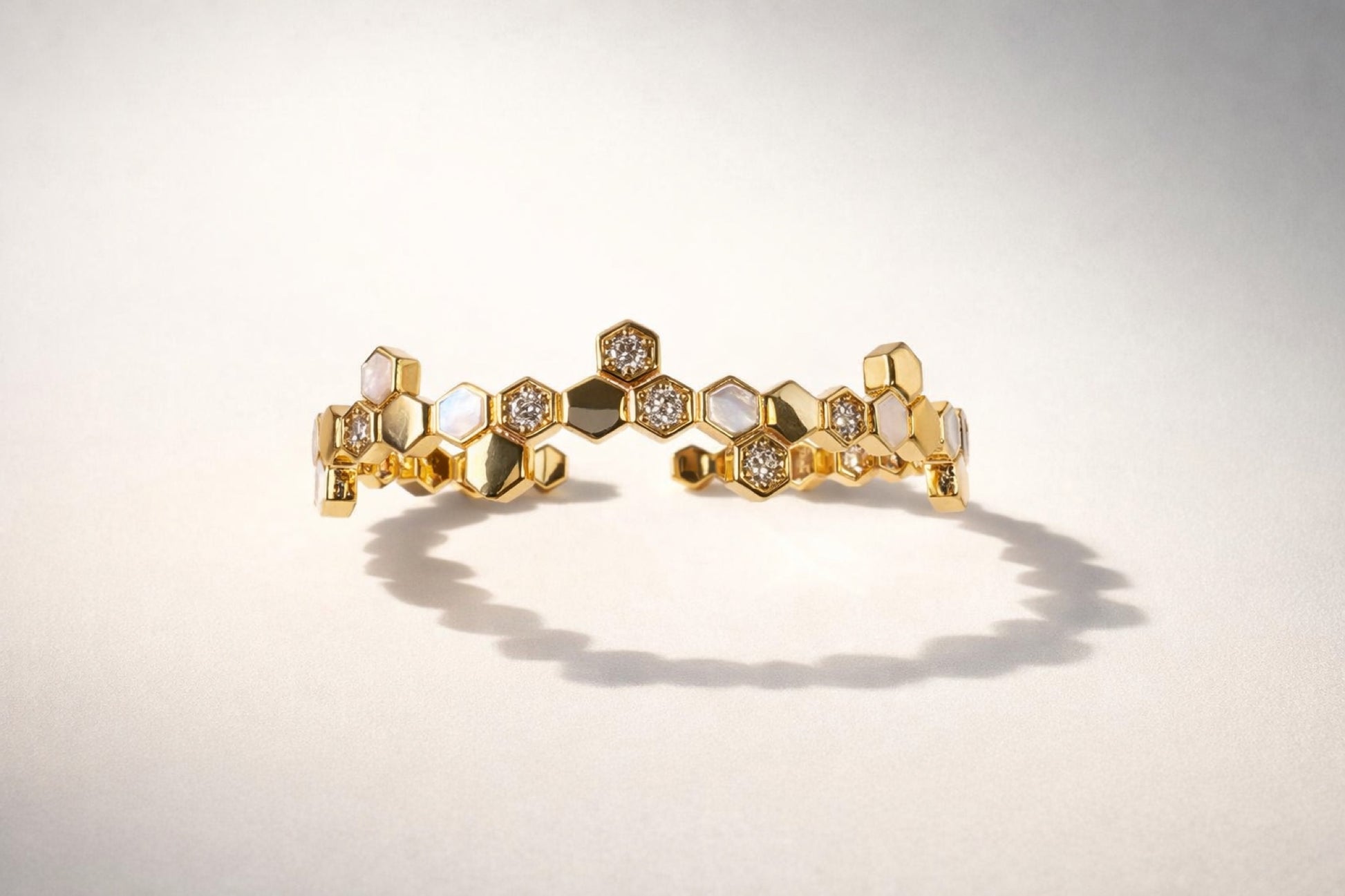 Golden Hive - Bangle & Ring