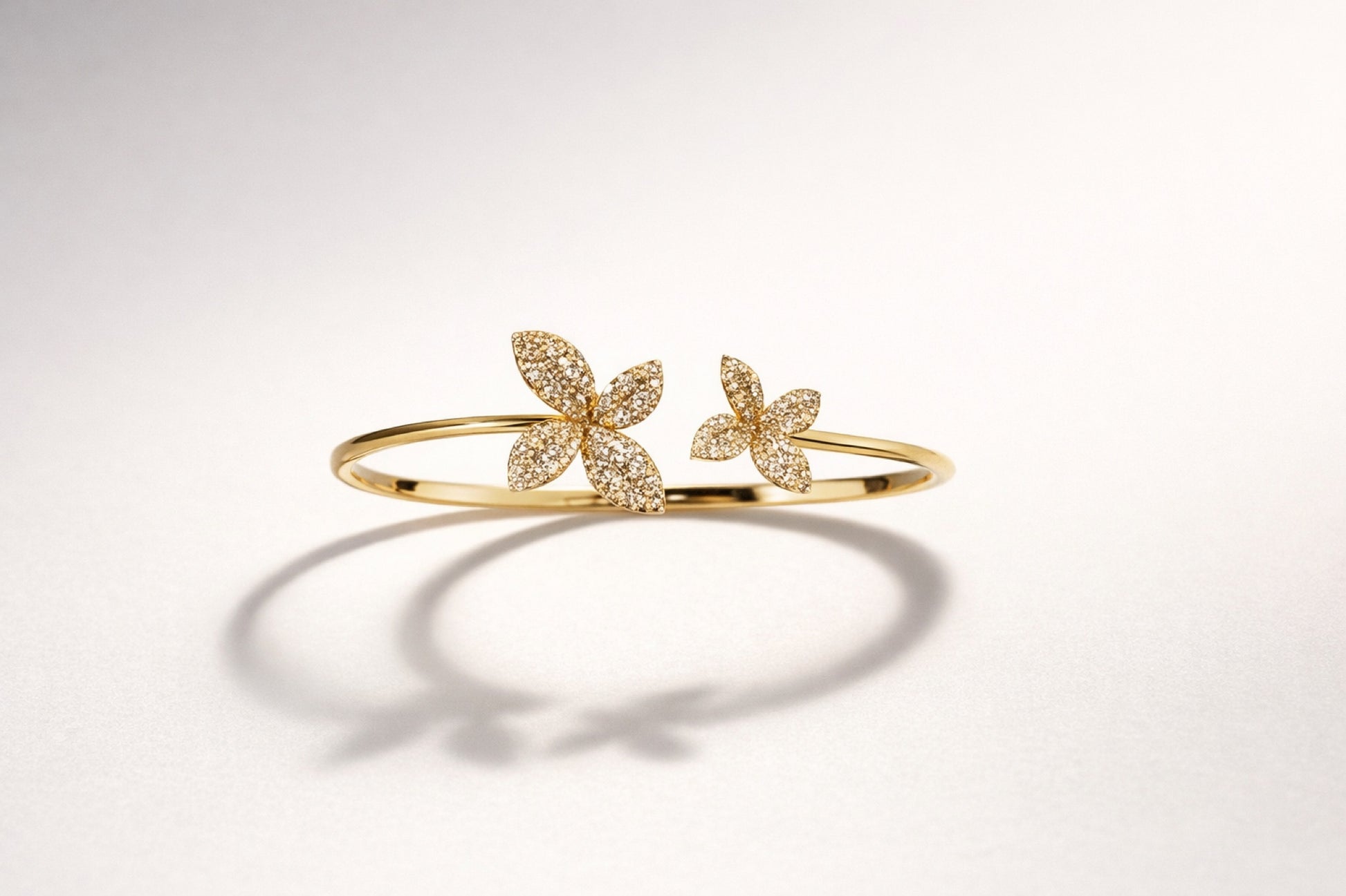 Feyra Double Bloom - Bangle & Ring