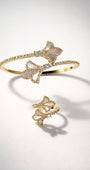 Wings of Gold - Bangle & Ring