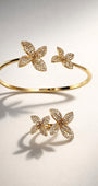 Feyra Double Bloom - Bangle & Ring