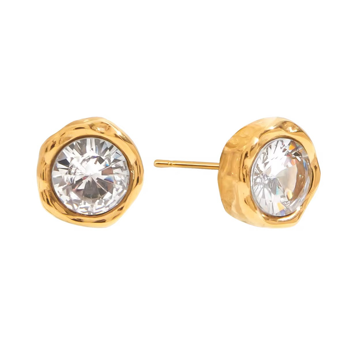 Golden Halo Studs