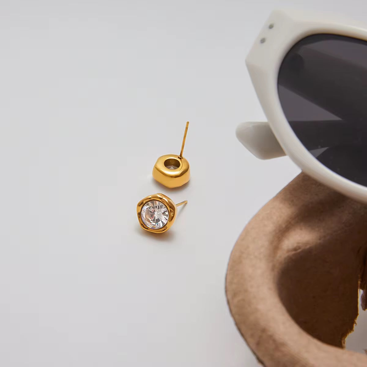 Golden Halo Studs