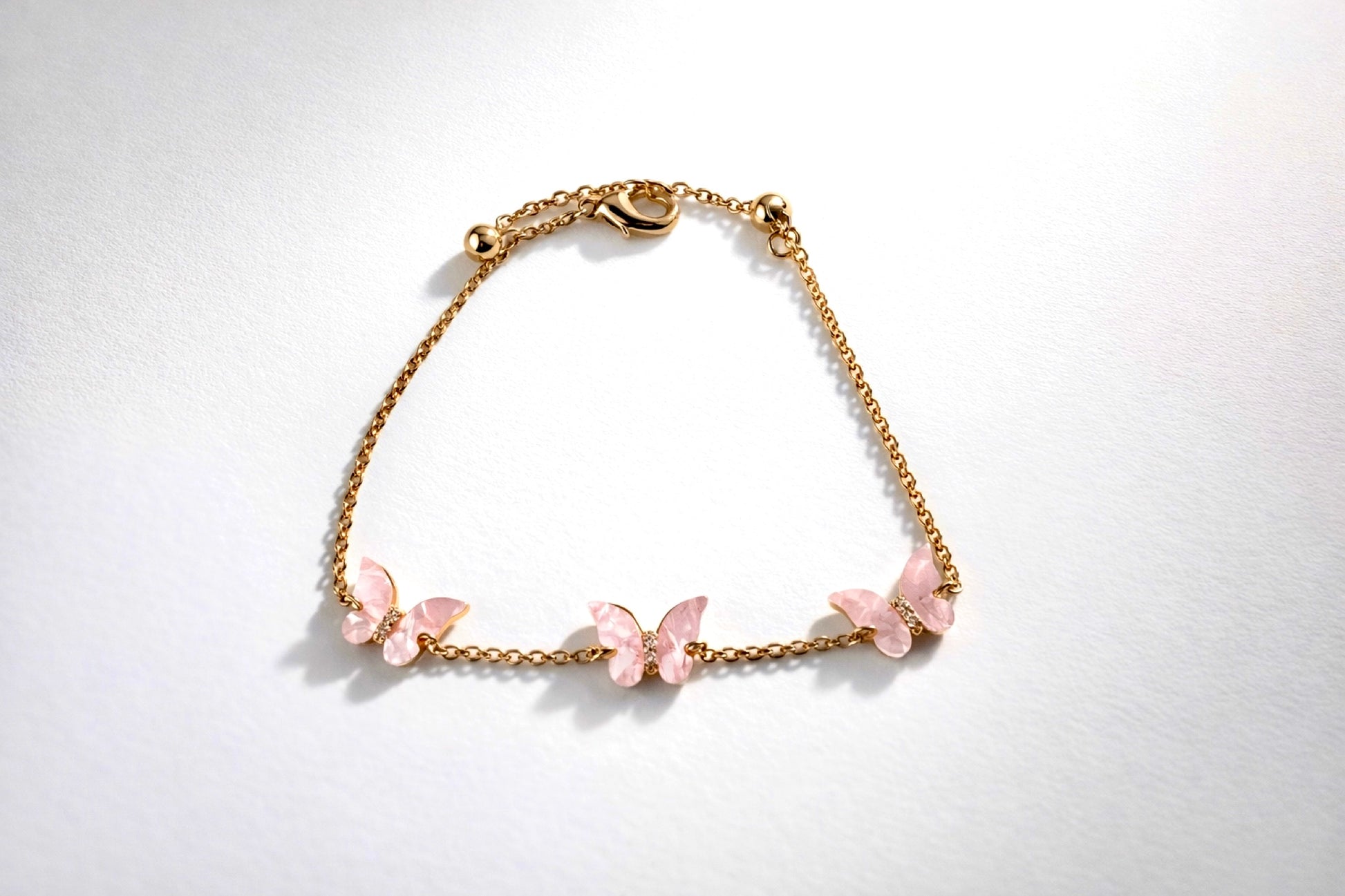 Blush Butterfly Bracelet