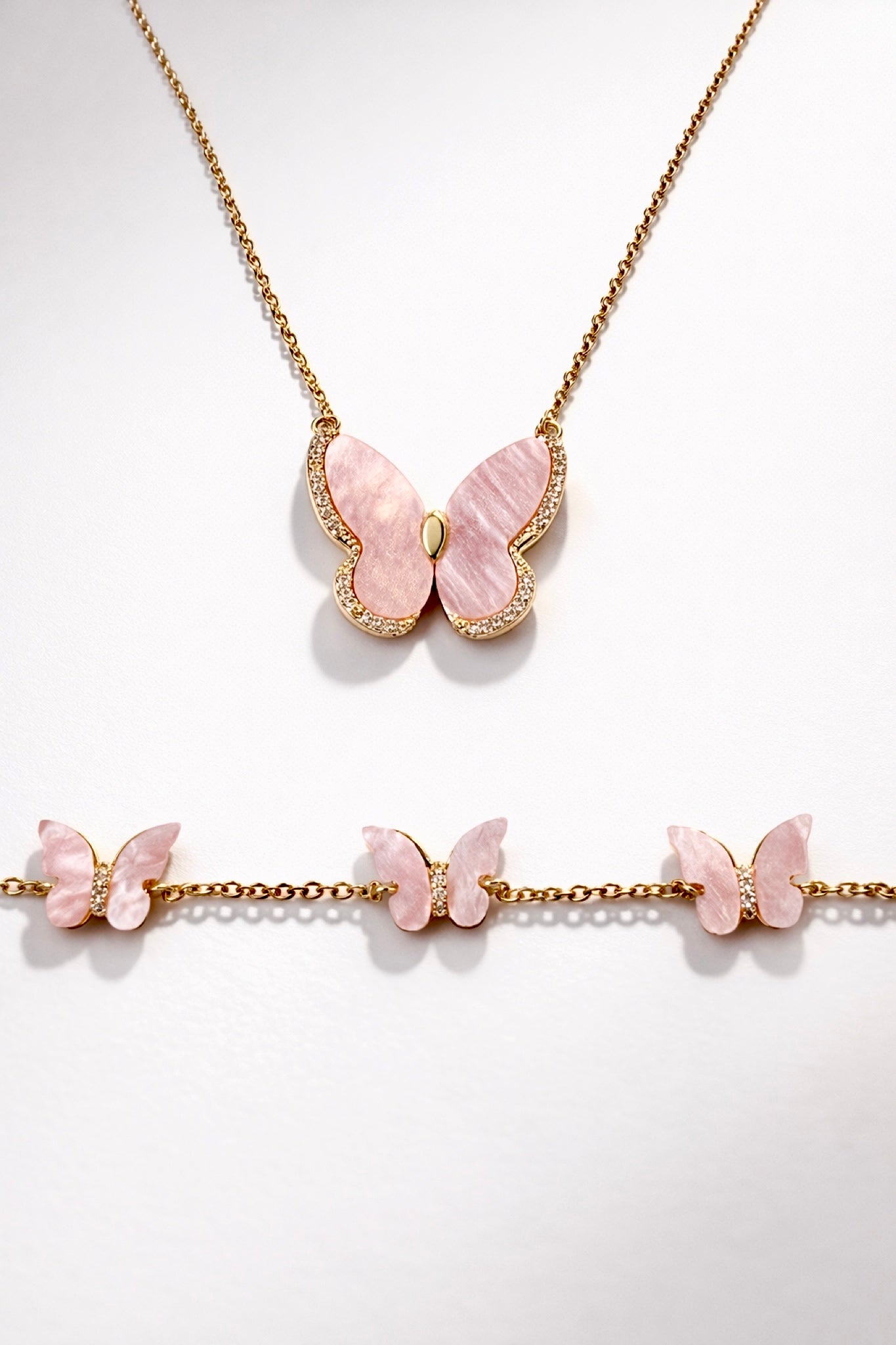 Blush Butterfly Bracelet