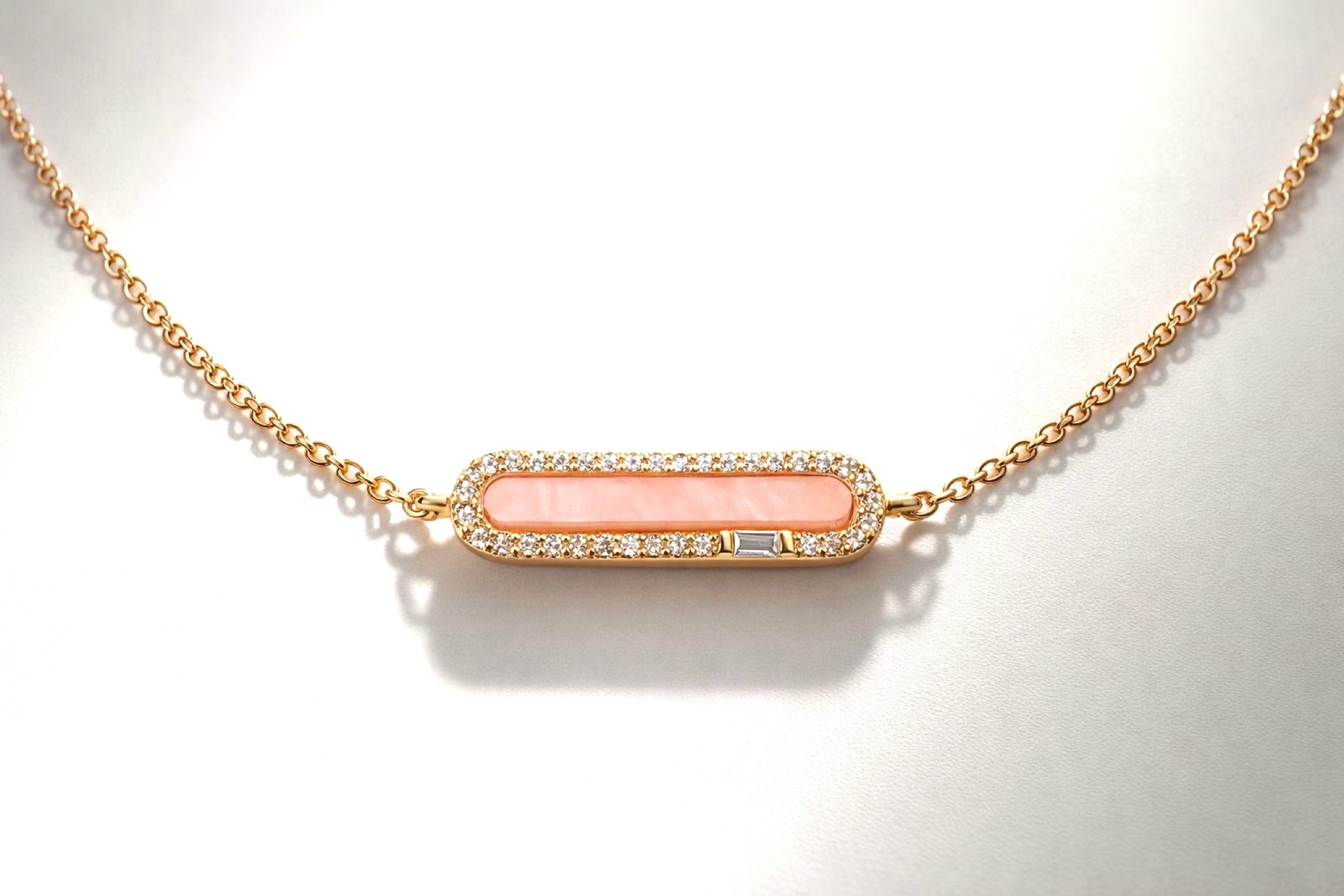 Rosé Glow Bar Bracelet
