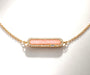 Rosé Glow Bar Bracelet