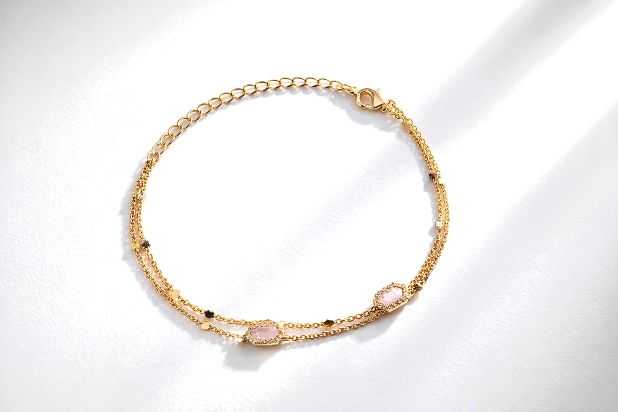 Golden Blush Layers Bracelet