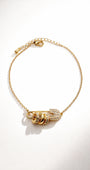 Pin Me Gold Bracelet