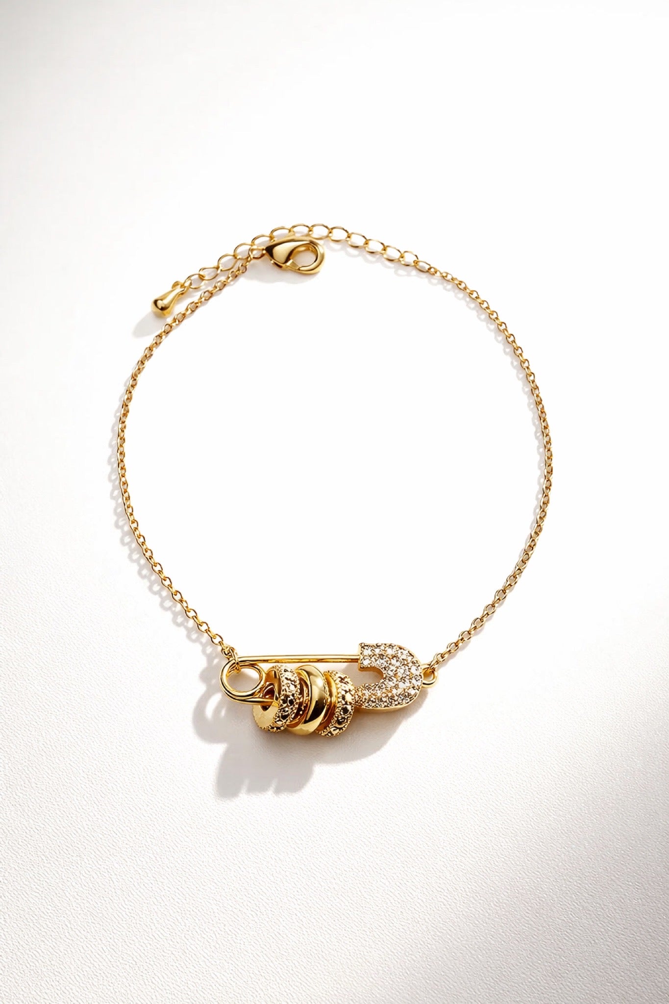 Pin Me Gold Bracelet