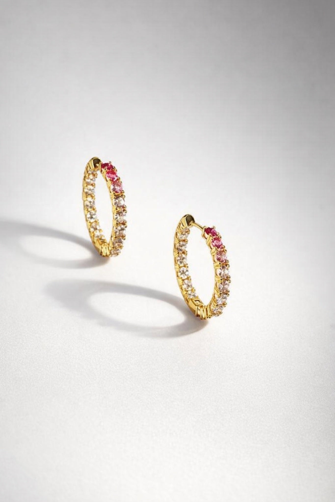 Pretty in Pink Hoops