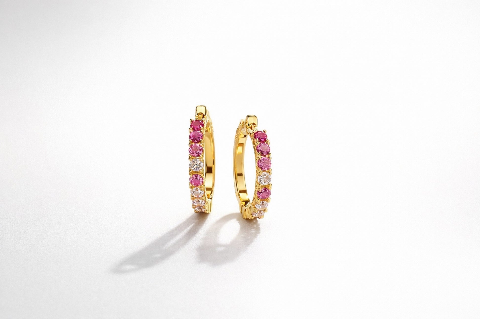 Pretty in Pink Hoops