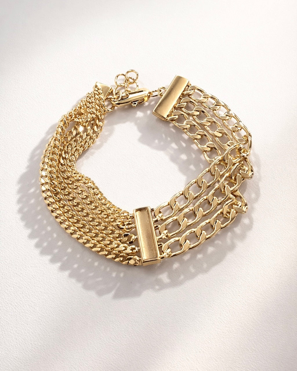 Golden Layers Bracelet