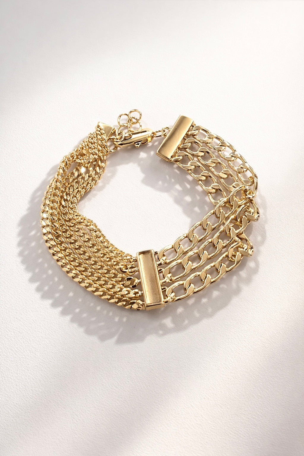 Golden Layers Bracelet