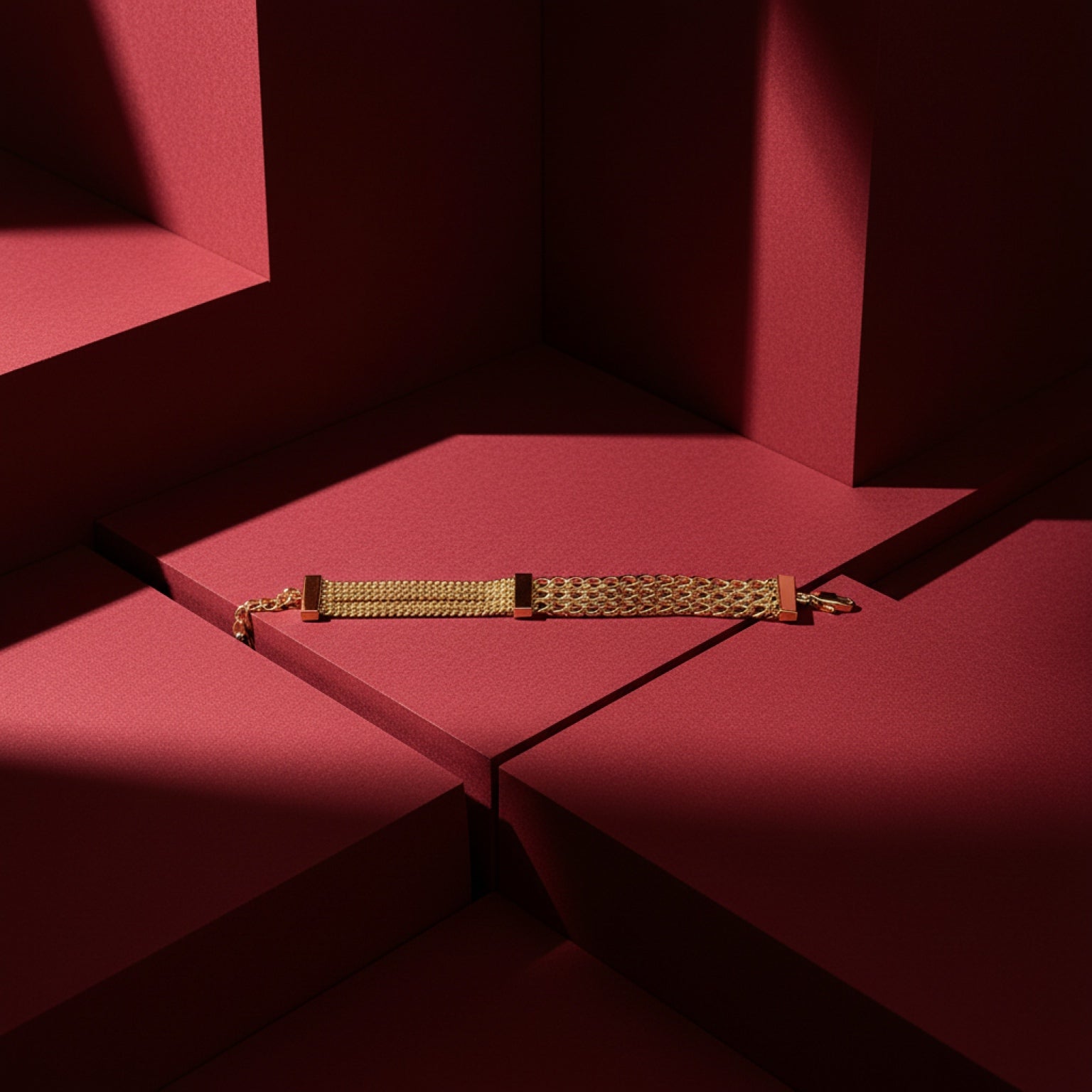 Golden Layers Bracelet
