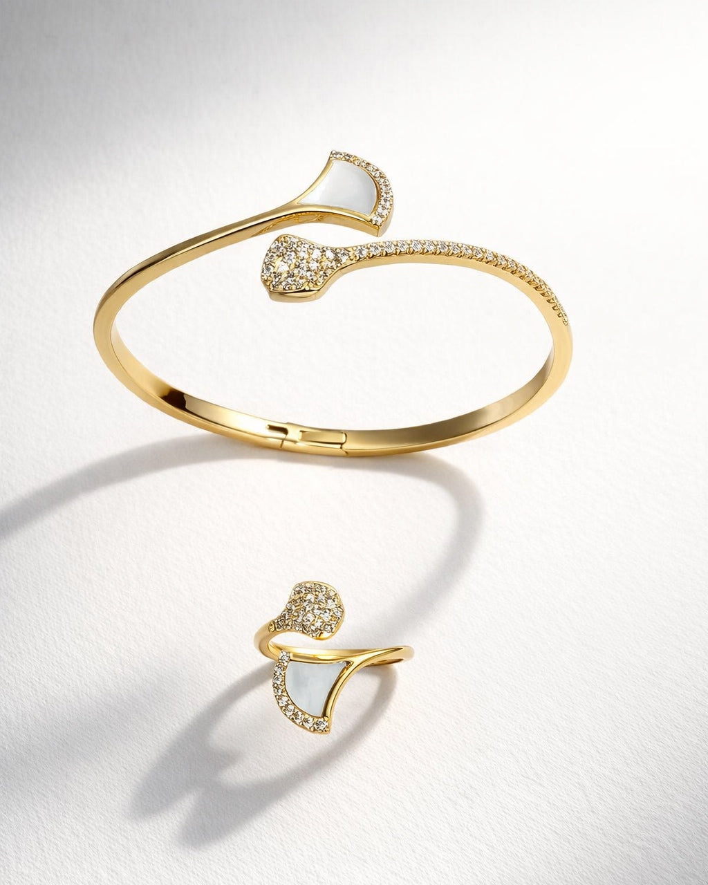 Vanilla Glow - Bangle & Ring