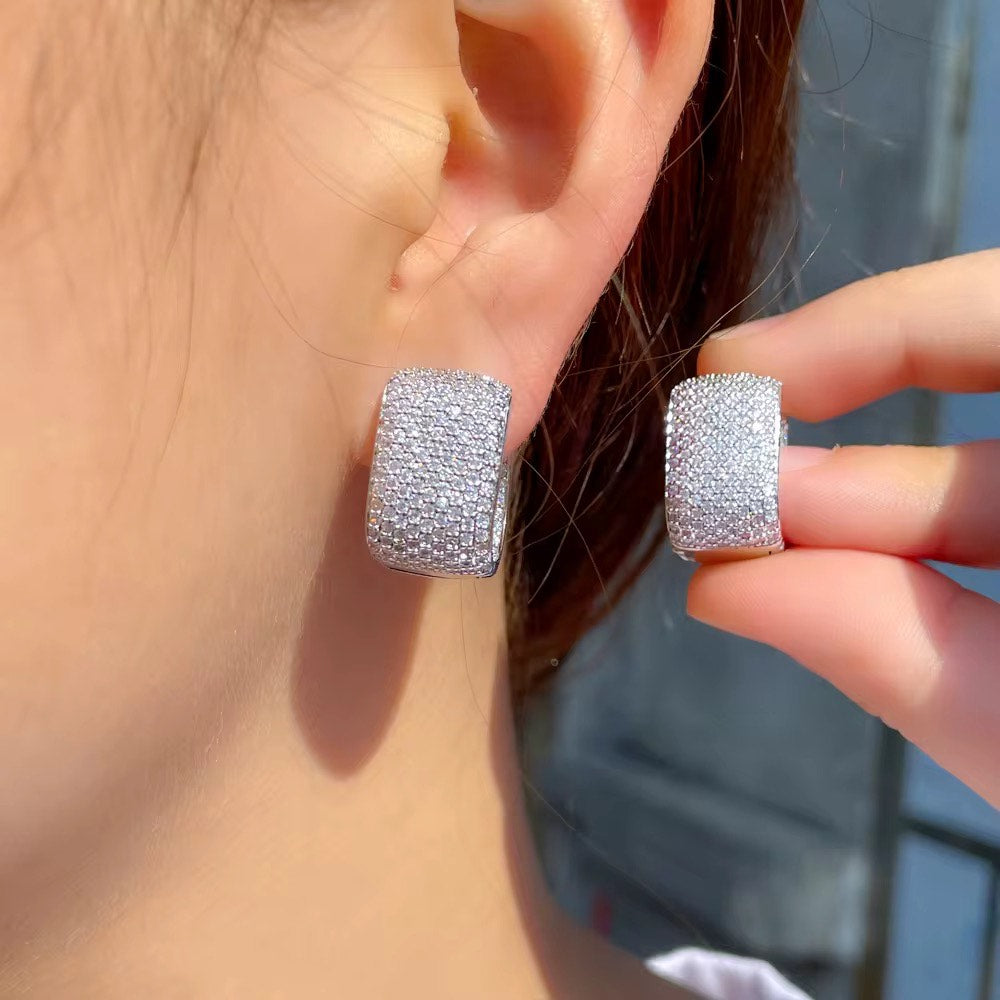 Classic Silver Hoops