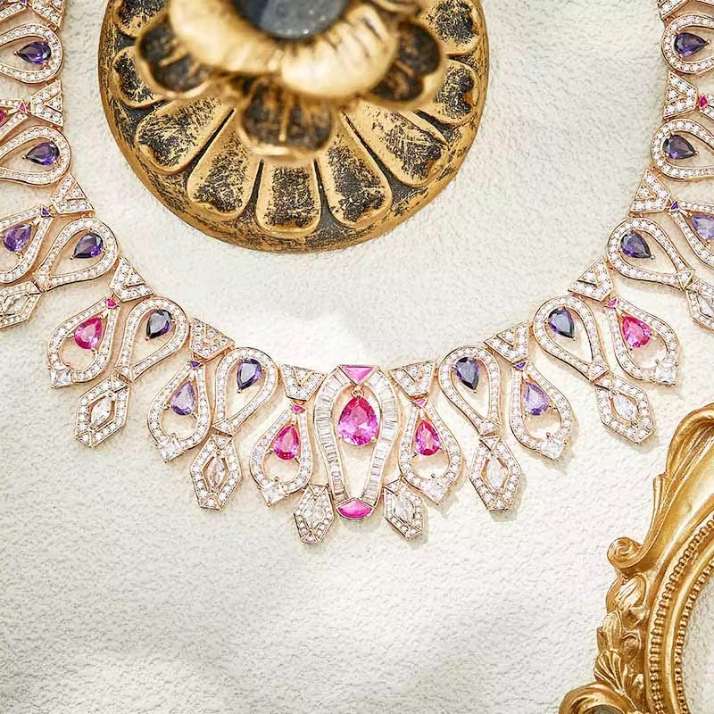 Starlight Dew - Set of Necklace & Earrings