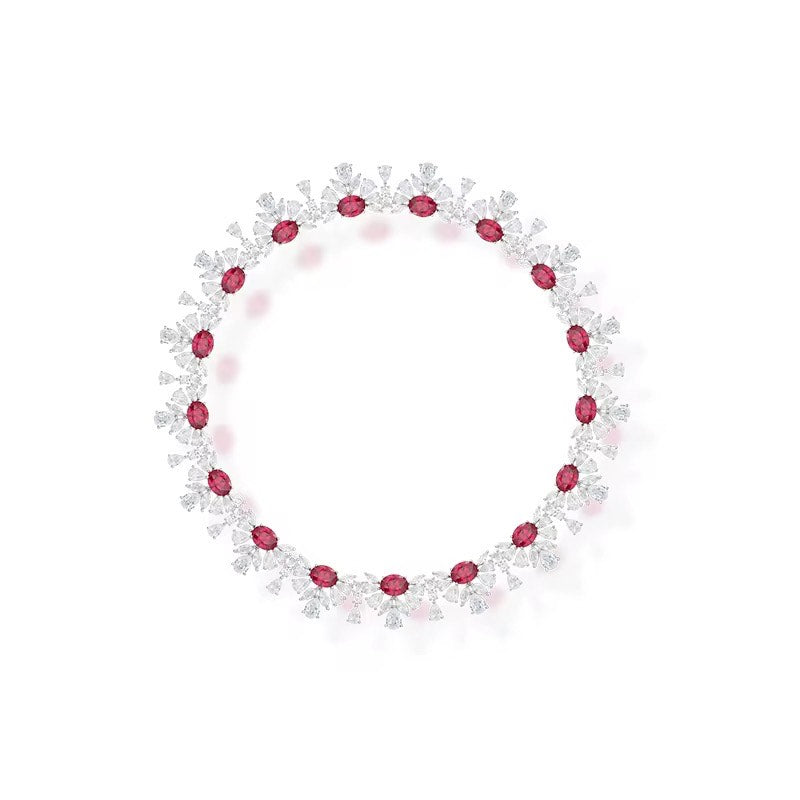 Rosso Luxe - Necklace & Earrings