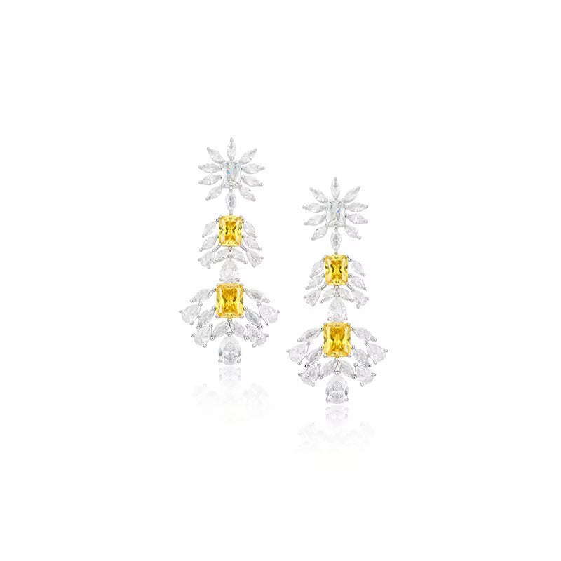 Sunlit Bloom - Set of Necklace & Earrings