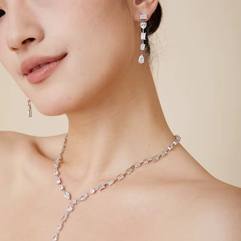Celestia Drops - Set of Necklace & Earrings