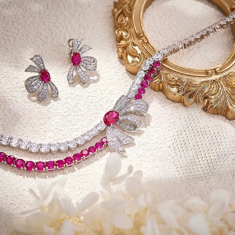 Elaria Charm - Set of Necklace, Earrings & Bracelet