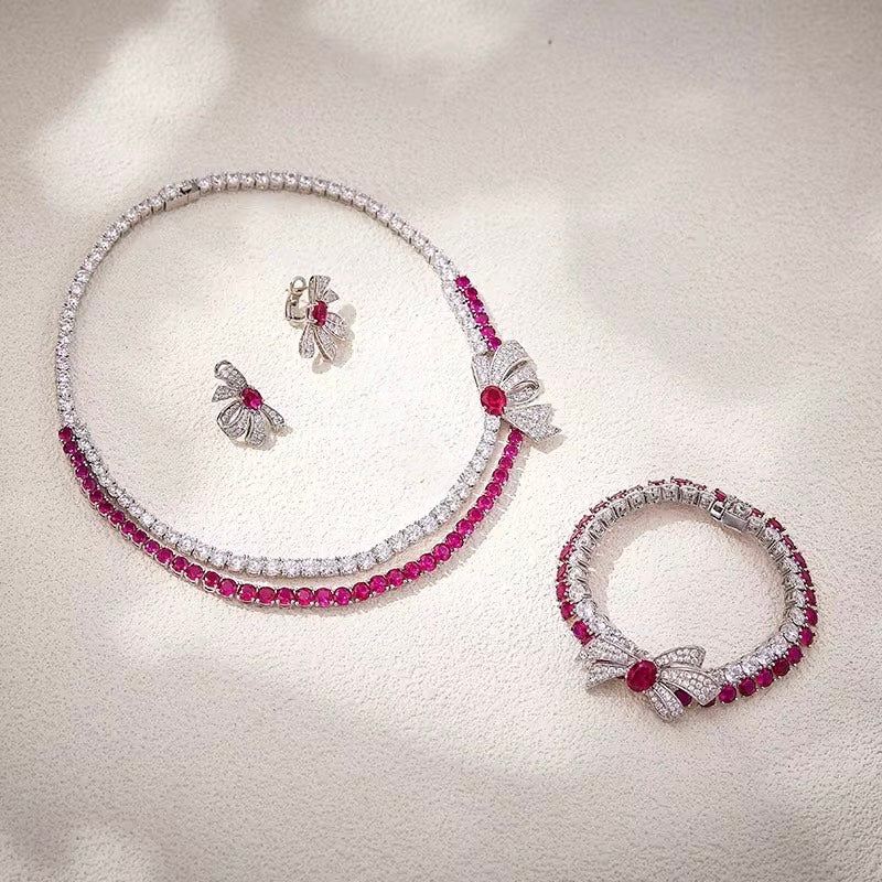 Elaria Charm - Set of Necklace, Earrings & Bracelet