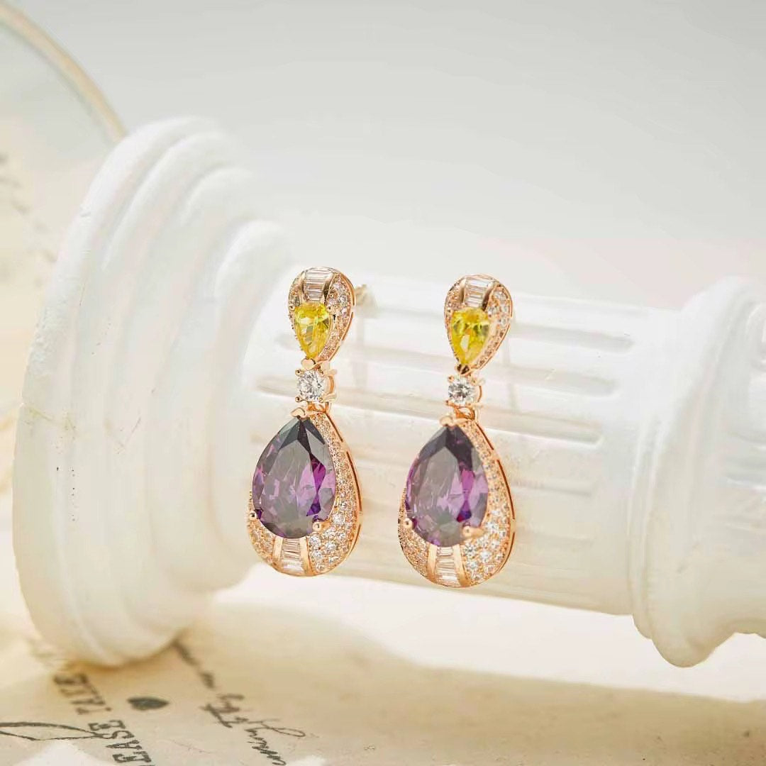 Starlight Dew - Set of Necklace & Earrings