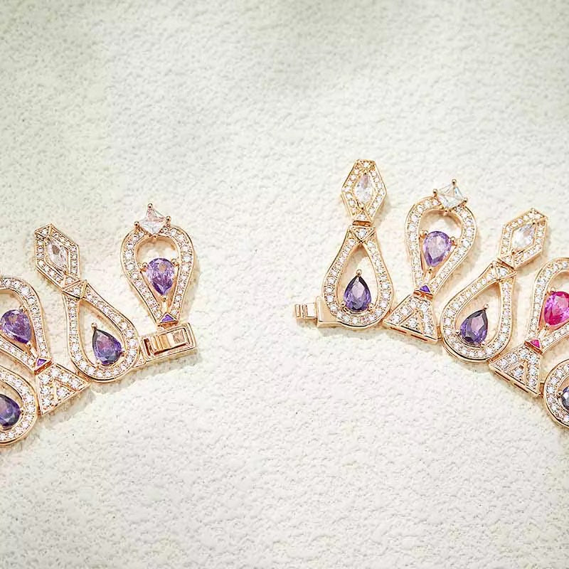 Starlight Dew - Set of Necklace & Earrings