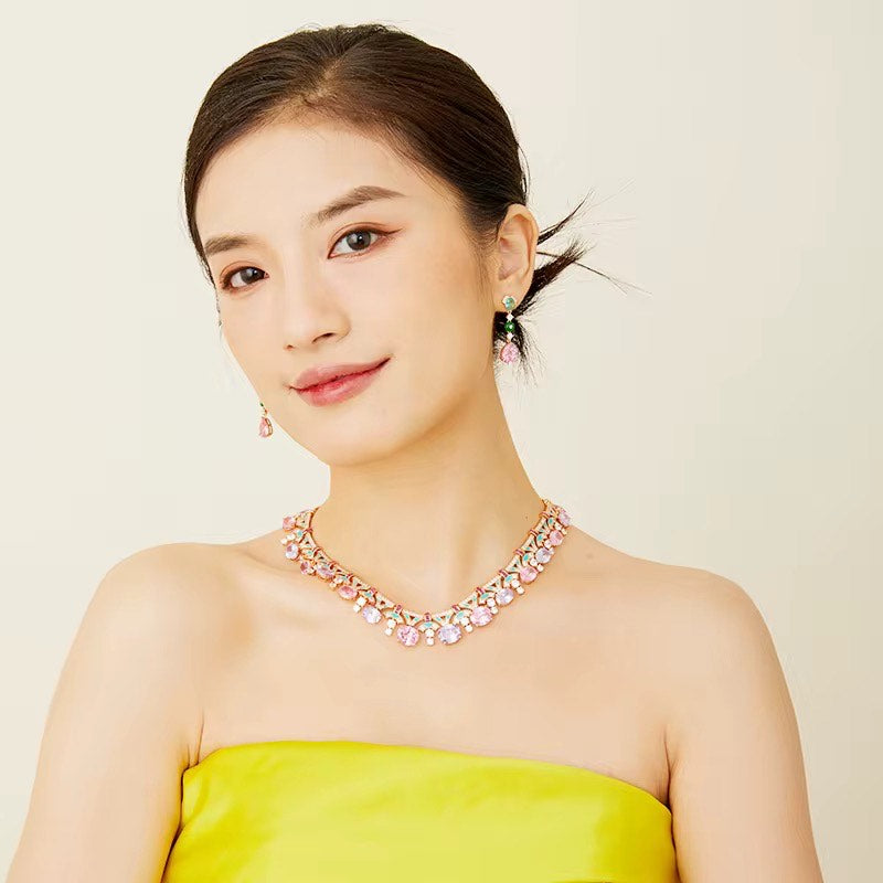 Pastel Royale - Set of Necklace & Earrings