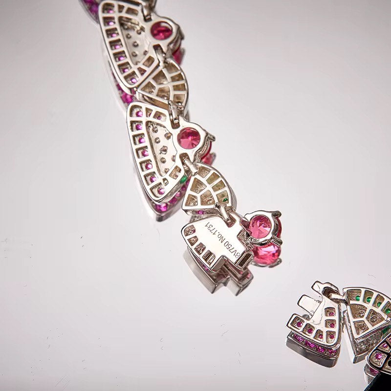 Rosette Rush - Set of Necklace & Earrings