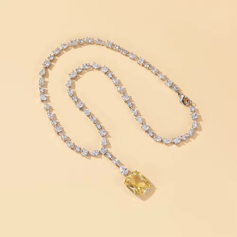Citrine Empress- Set of Necklace & Earrings