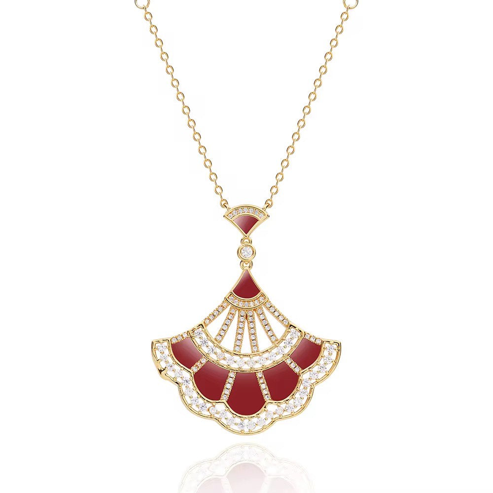 Flare Series - Sunset Glow -  Chain with Pendant & Earrings
