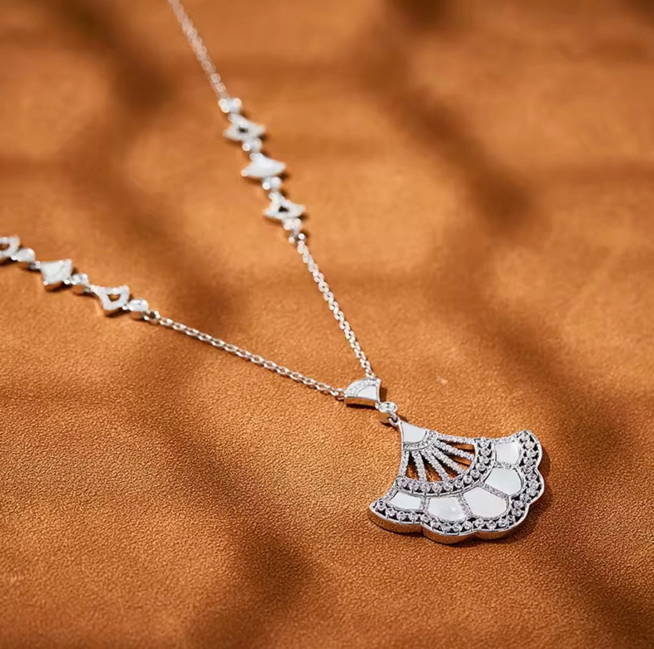 Flare Series - Moonrise-  Chain with Pendant & Earrings